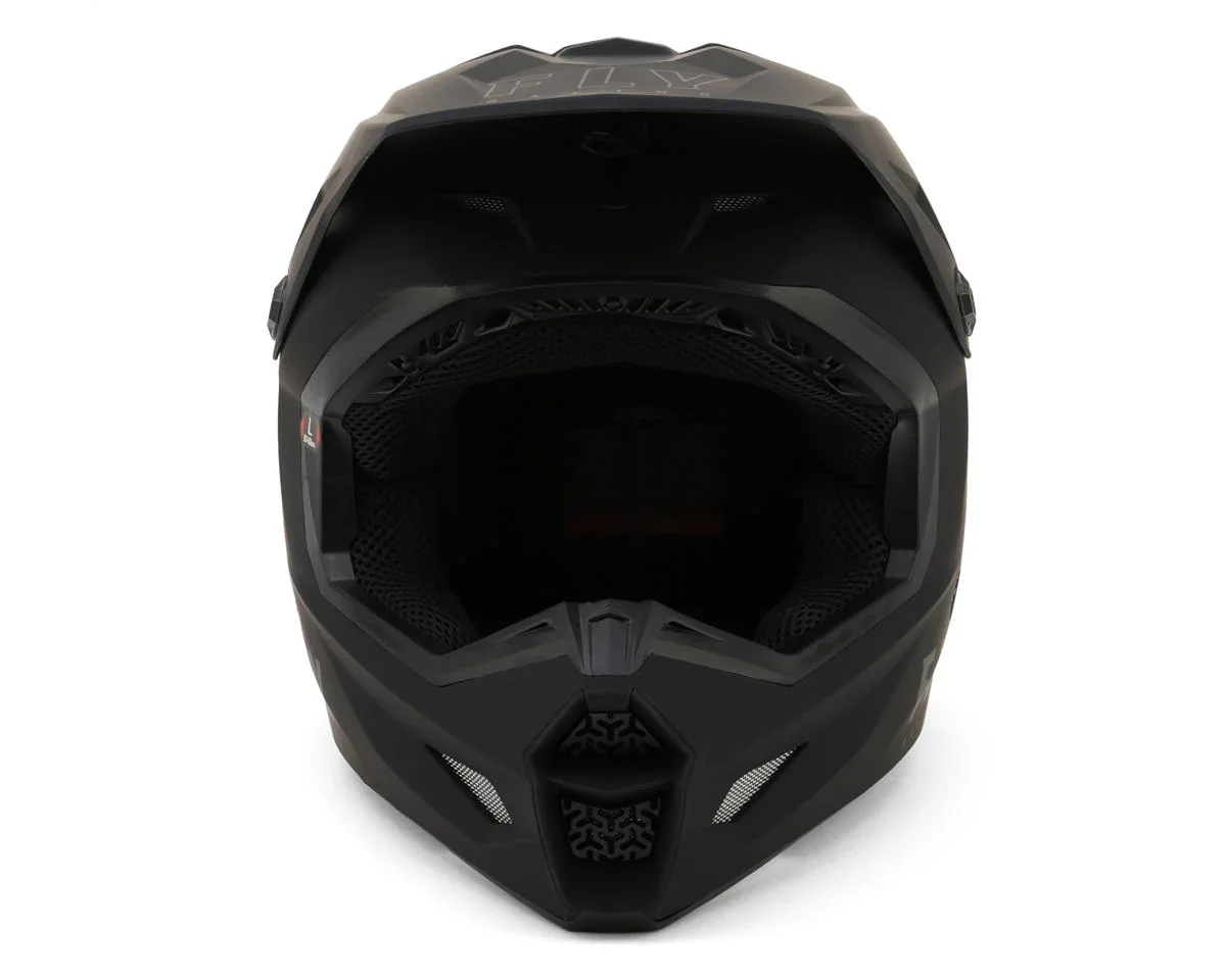 Fly Racing Kinetic Lite Solid Helmet (Matte Black) (XL) - view 2